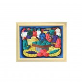VINTAGE HAITIAN OIL / CANVASVi