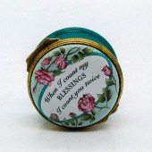 VINTAGE HALCYON DAYS FLORAL DE