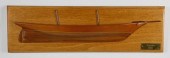 VINTAGE HALF HULL MODEL OF THE