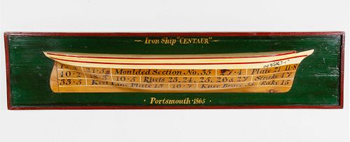 VINTAGE HALF HULL OF THE IRON