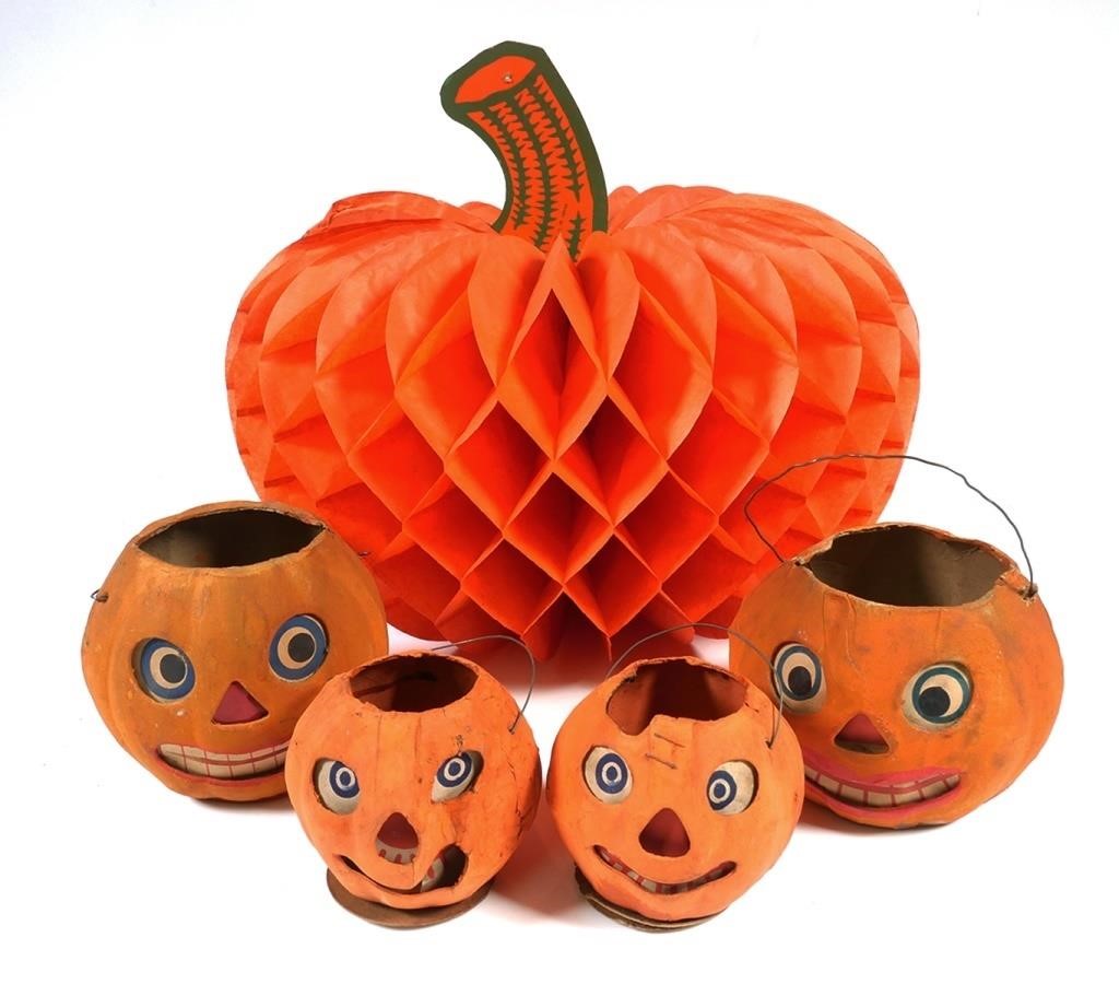 VINTAGE HALLOWEEN PAPER MACHE