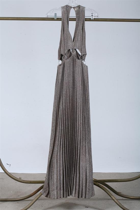 VINTAGE HALSTON BRONZE LAM? GOWN