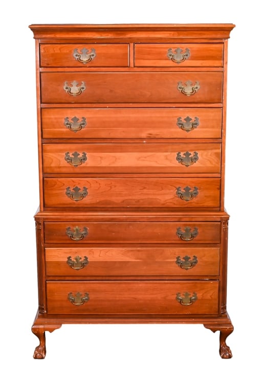 VINTAGE HAND CARVED CARVED CHERRY