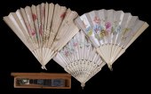 VINTAGE HAND FANS Lot of (4) A