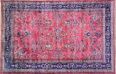 VINTAGE HAND KNOTTED WOOL SARO