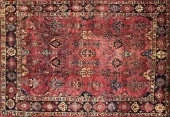 VINTAGE HAND KNOTTED WOOL SARO