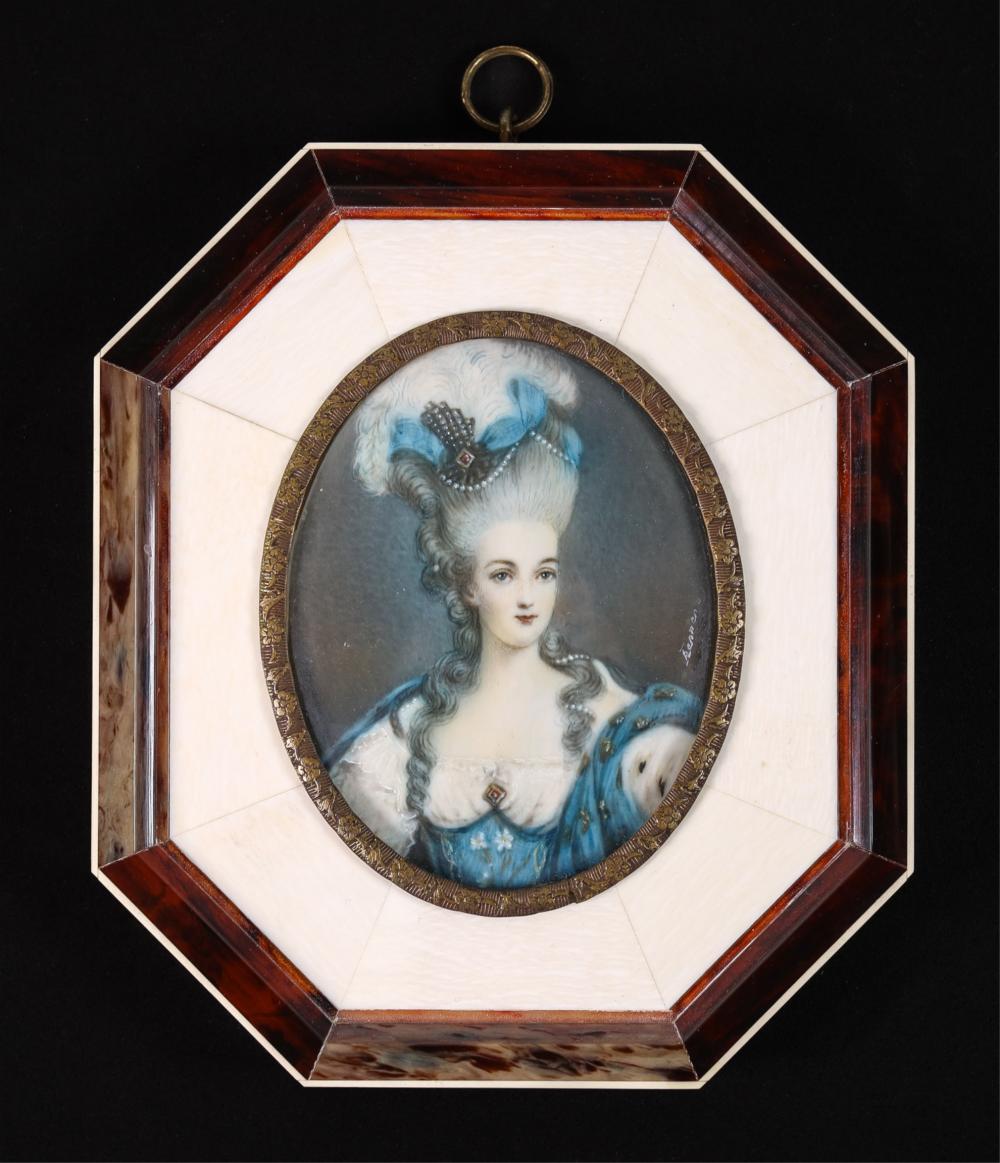 VINTAGE HAND PAINTED PORTRAIT