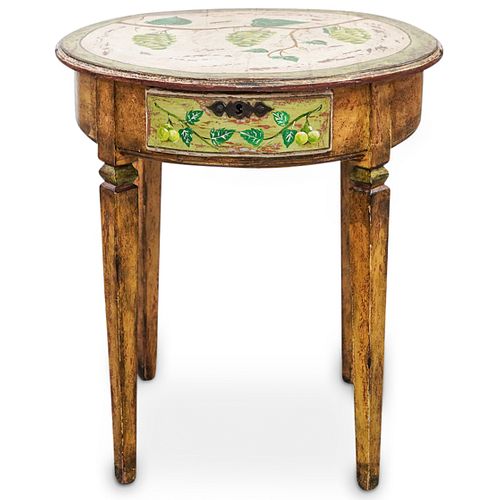 VINTAGE HAND PAINTED WOODEN
