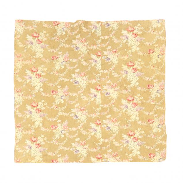 VINTAGE HAND STITCHED QUILT 20th
