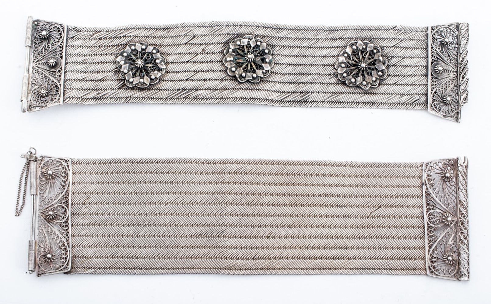 VINTAGE HAND-WOVEN STERLING
