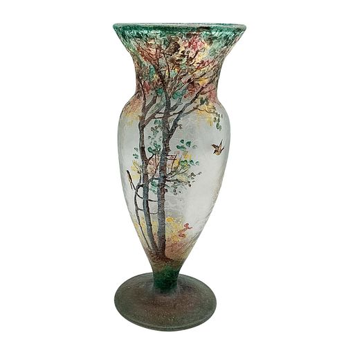 VINTAGE HANDEL TEROM GLASS VASEA