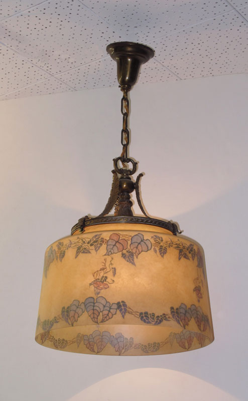 VINTAGE HANDPAINTED GLASS