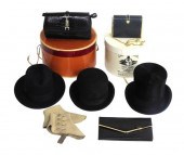 VINTAGE HATS AND PURSES: TWO C