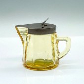VINTAGE HEISEY YELLOW GLASS SY
