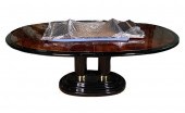VINTAGE HENREDON BLACK LACQUER
