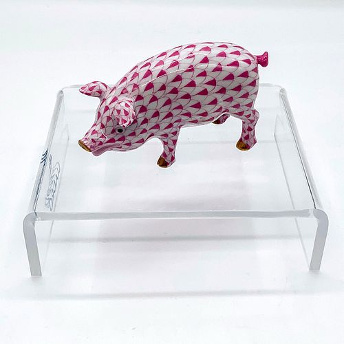 VINTAGE HEREND ANIMAL FIGURINE, PIG