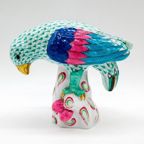 VINTAGE HEREND PORCELAIN PARROT