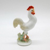 VINTAGE HEREND PORCELAIN ROOST
