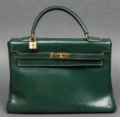 VINTAGE HERMES KELLY LEATHER H