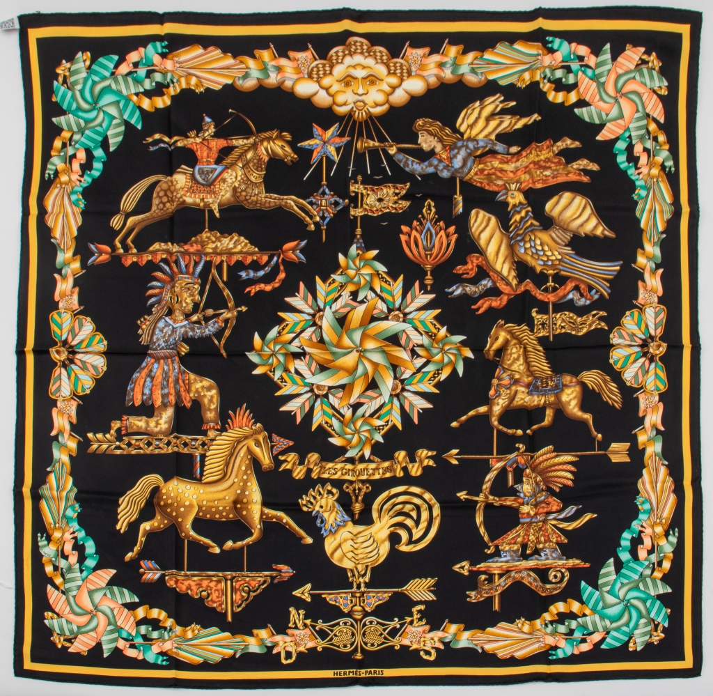 VINTAGE HERMES "LES GIROUETTES"