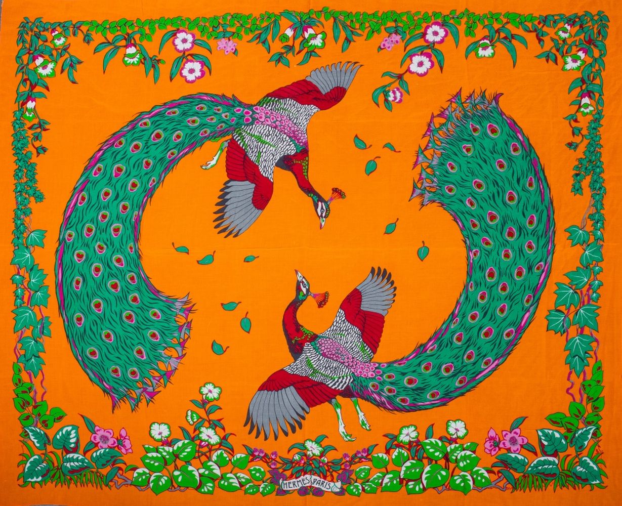 VINTAGE HERMES RECTANGLE SCARF