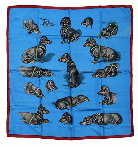 VINTAGE HERMES SILK SCARF20th