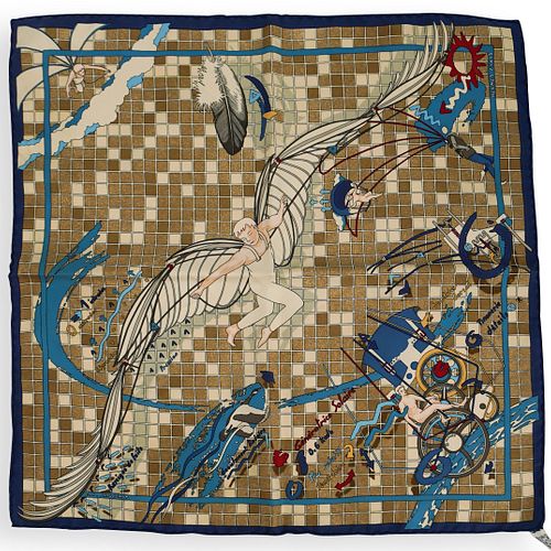 VINTAGE HERMES SILK