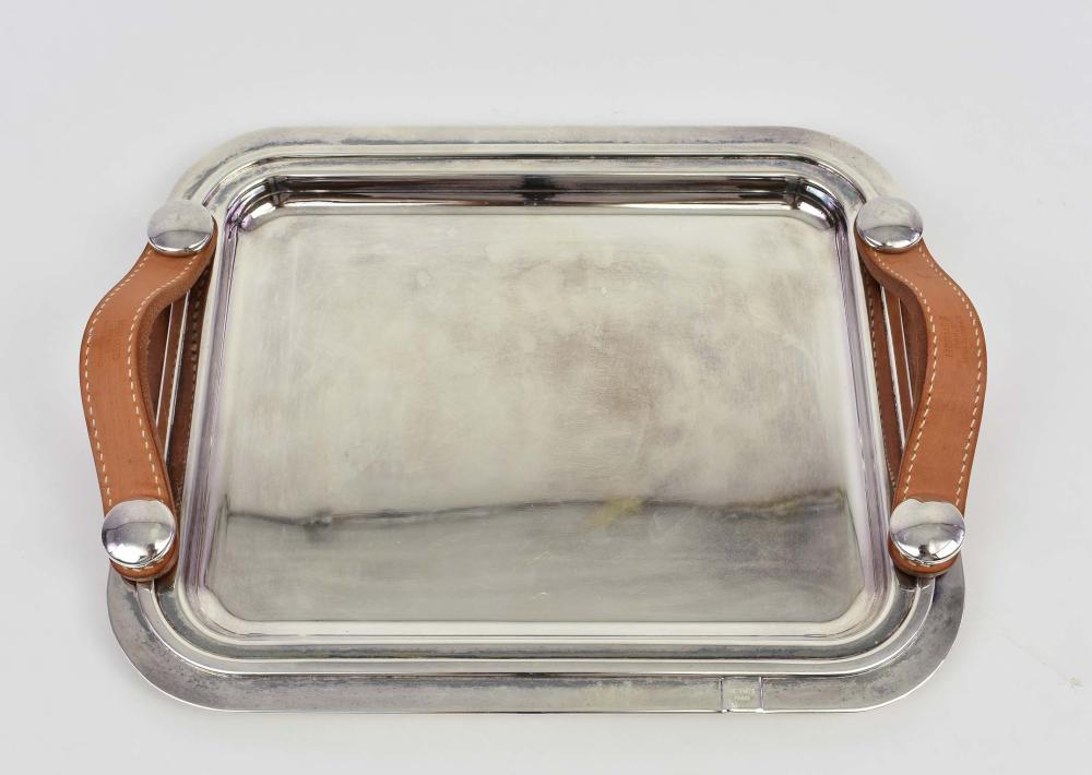VINTAGE HERMES SILVER PLATE AND