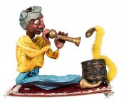 VINTAGE HINDU SNAKE CHARMER MA