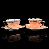VINTAGE HIS AND HERS TEA CUP A