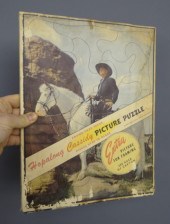 Vintage Hopalong Cassidy puzzl