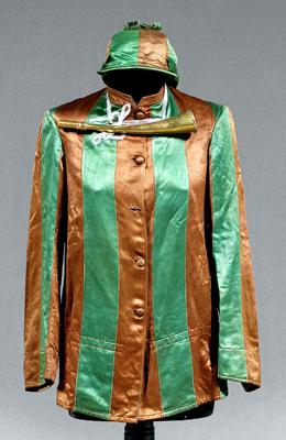 Vintage horse racing jockey