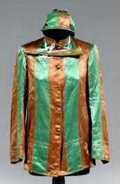 Vintage horse racing jockey si