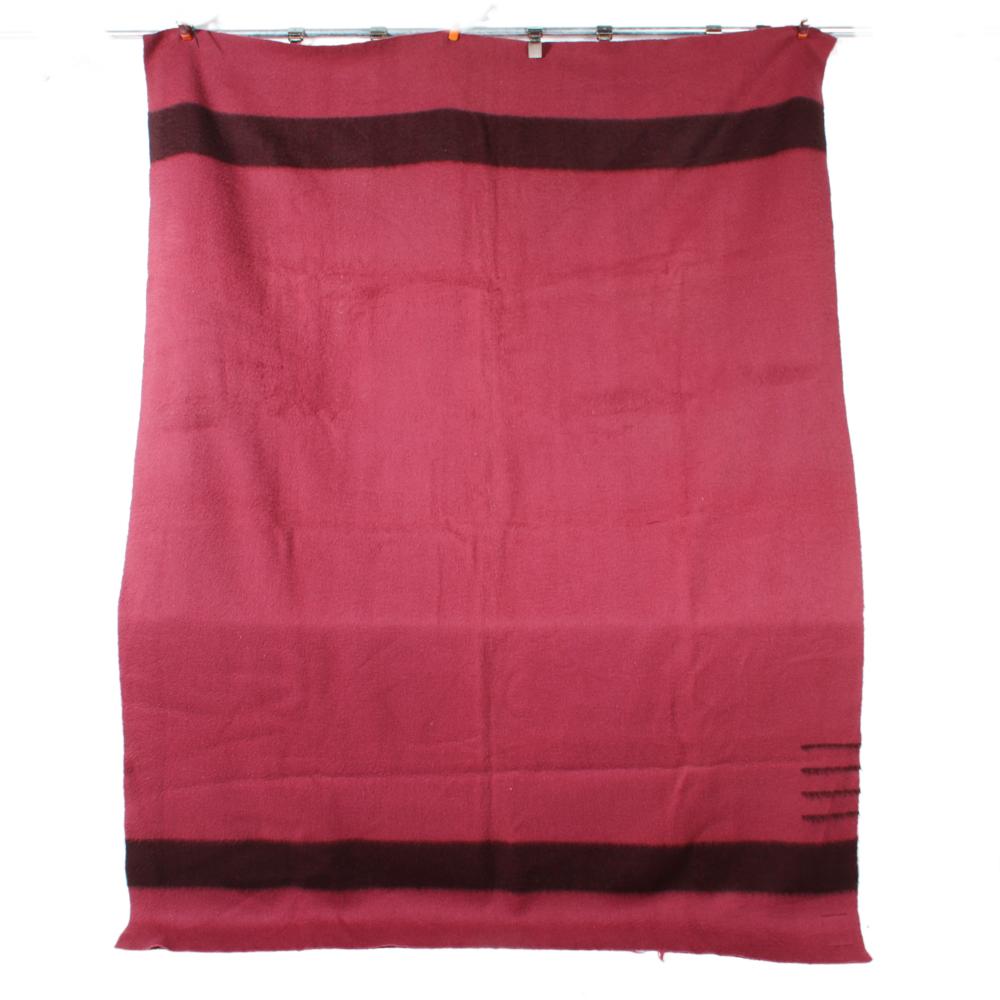 VINTAGE HUDSON BAY RED AND BLACK