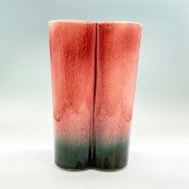 VINTAGE HULL POTTERY VASE, CLU