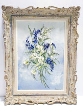 VINTAGE IMPASTO STYLE OIL ON C