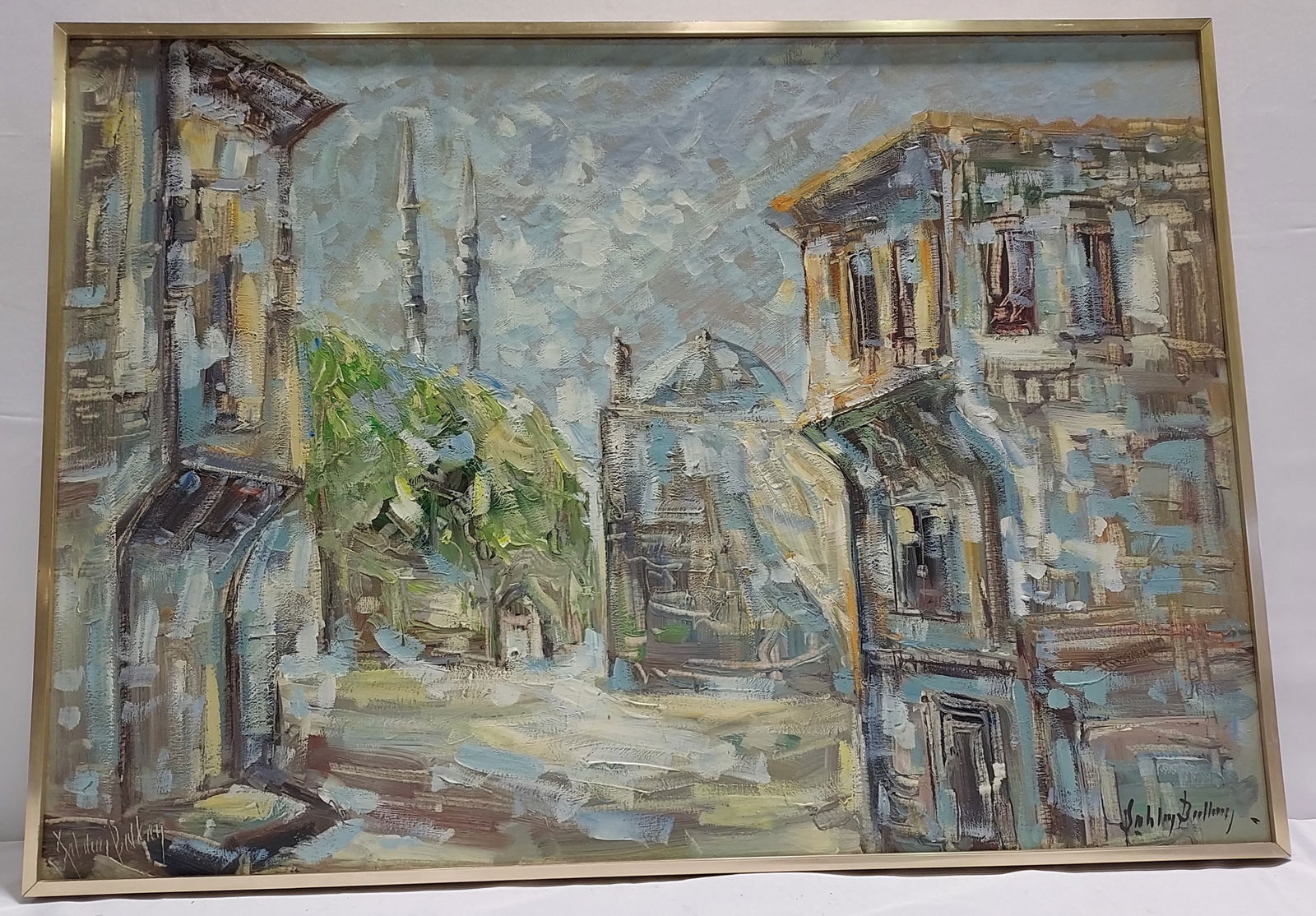 VINTAGE IMPRESSIONIST OIL ON CANVAS