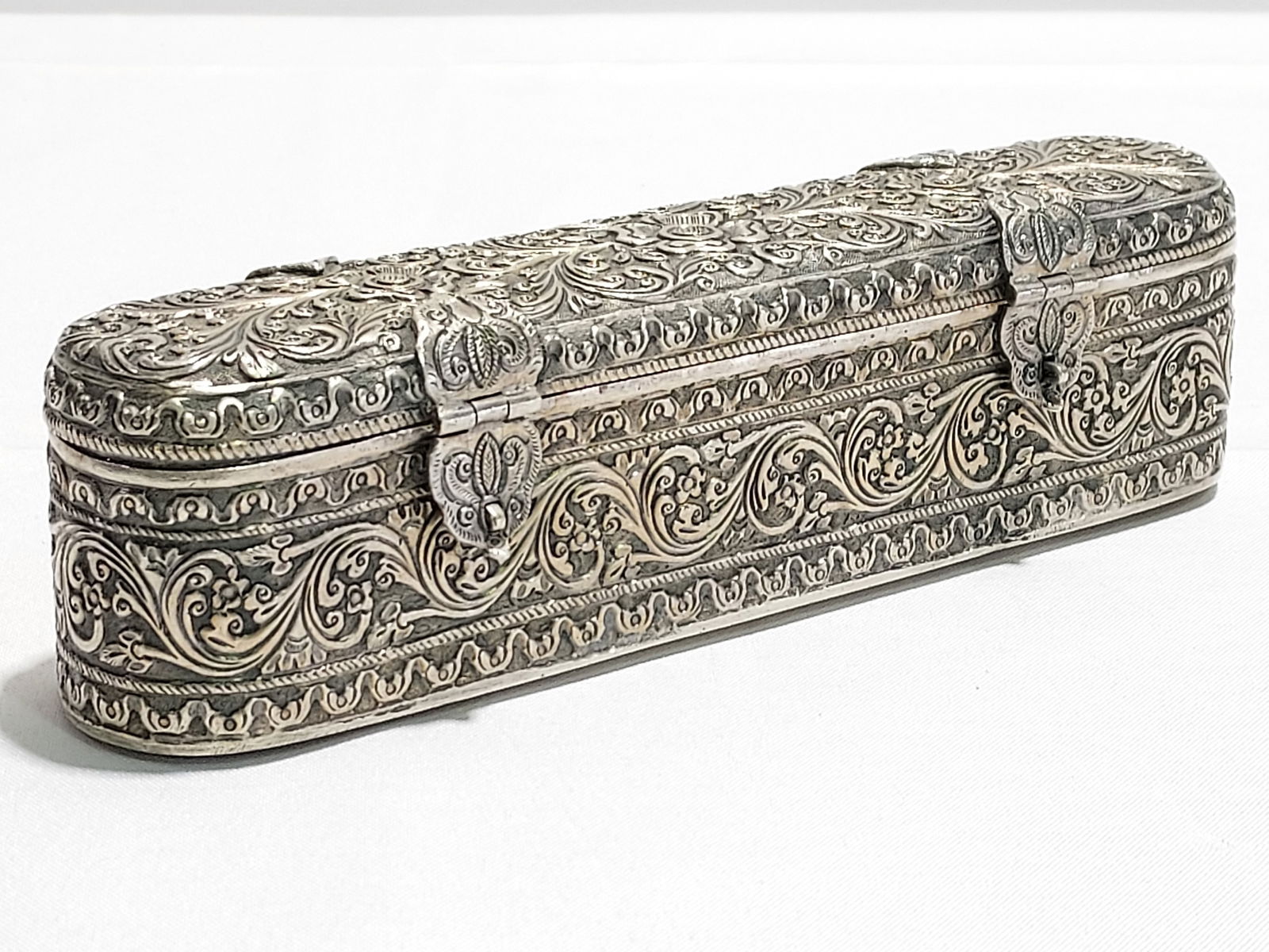 VINTAGE INDIAN ENGRAVED SILVER