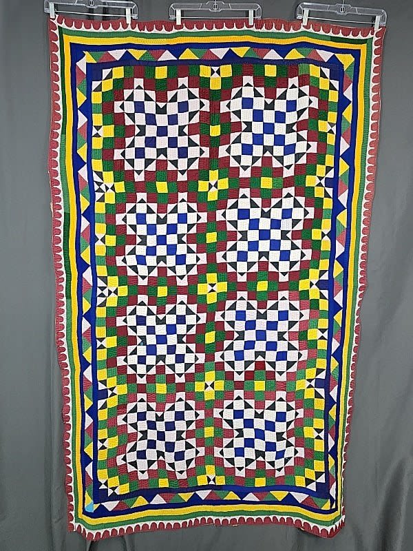 Vintage Indian Ralli Quilt.