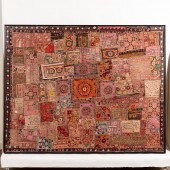 VINTAGE INDIAN SHISHA TEXTILE