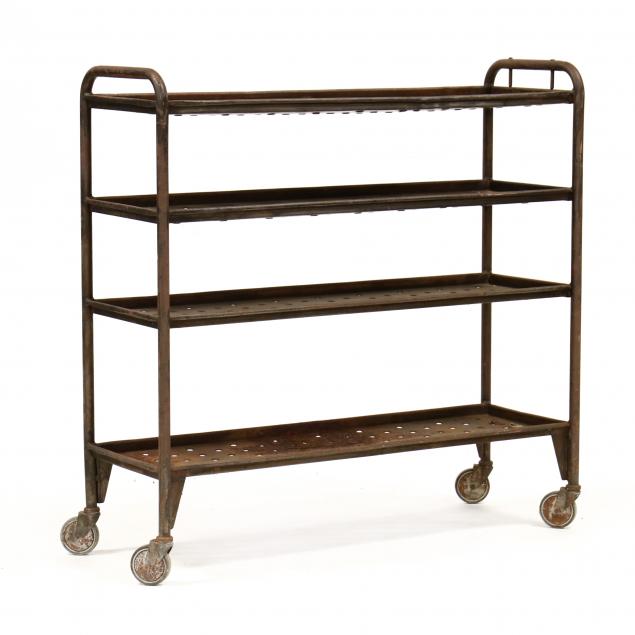 VINTAGE INDUSTRIAL CULINARY CART