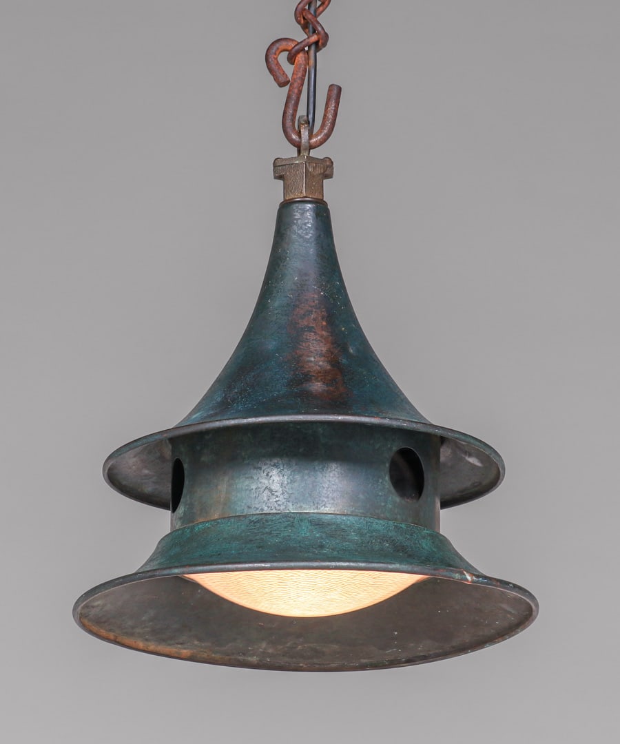 VINTAGE INDUSTRIAL HANGING LIGHT