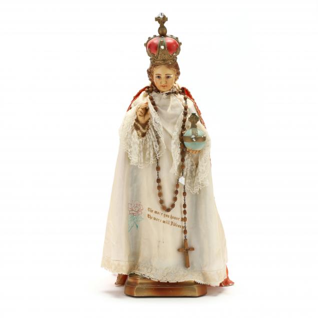 VINTAGE INFANT JESUS OF PRAGUE ICON