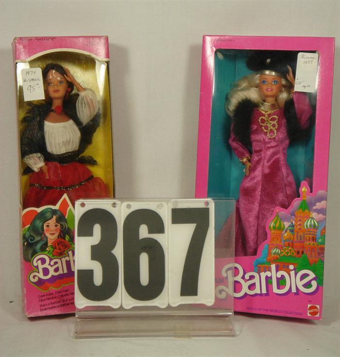 Vintage international Barbie Dolls,