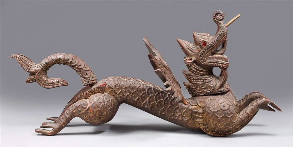 Vintage intricately carved