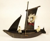 VINTAGE INUIT CARVED BALEEN UM