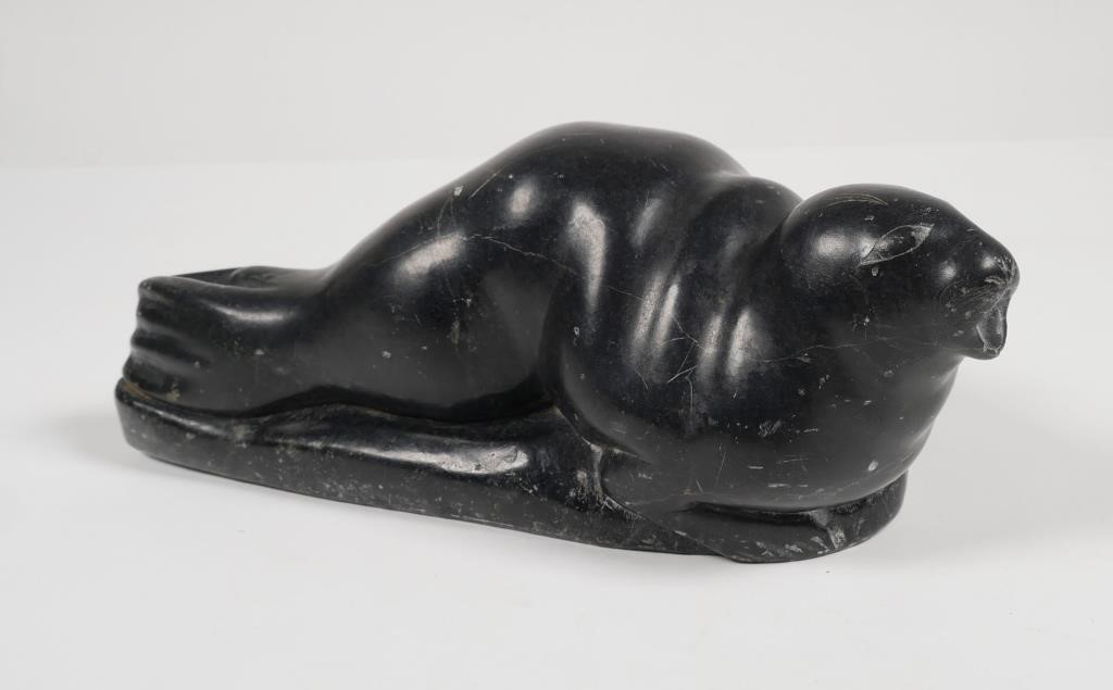 VINTAGE INUIT CARVED SEA