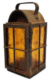 VINTAGE IRON FRAMED KEROSENE/