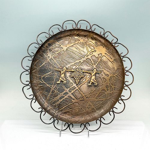 VINTAGE ISRAELI BRASS WALL