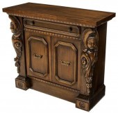 VINTAGE ITALIAN CARVED WALNUT